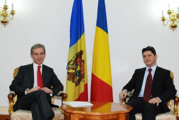 Ministrului de externe Iurie Leancă  s-a întâlnit cu omologul  său român, Titus Corlăţean