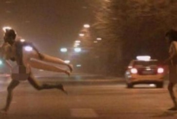 Misterul nedezlegat al Chinei: Un bărbat gol, cu o gonflabilă, este alergat de o femeie dezbrăcată