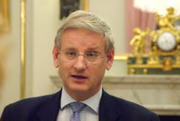 Ministrul suedez de externe Carl Bildt se declară îngrijorat de situația de la granița Rusiei cu Ucraina și din zona transnistreană