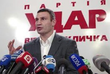 Vitalii Kliciko solicită sancţiuni contra puterii ucrainene