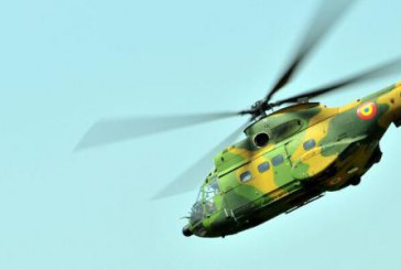 Un elicopter militar s-a prăbușit în apropierea orașului transilvănean Mediaș, omorând opt dintre cele zece persoane aflate la bord