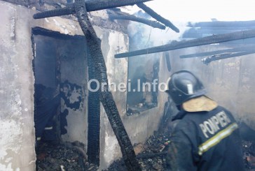 La Orhei  o bătrână a FOST SALVATĂ din incendiu de vecinul său
