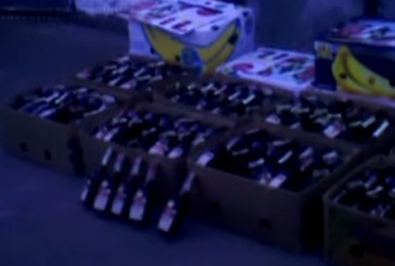 Bărbat din Orhei cu 350 de sticle de alcool reţinut de poliţie VIDEO