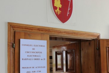 5 concurenţi electorali s-au înscris deja în cursa  pentru  Consiliul raional Orhei