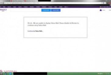 Yahoo v-ar putea bloca accesul la mail dacă blocați reclamele