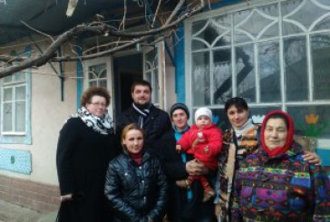 O familie numeroasă s-a mutat la casă nouă graţie suportului Asociaţiei „Filantropia Creştină” de pe lângă biserica românească din Orhei