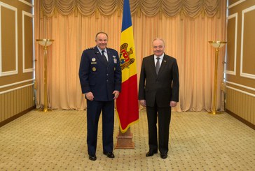 Şeful statului s-a pronunţat pentru impulsionarea cooperării dintre Moldova, SUA şi NATO