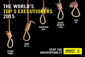 2015, anul negru al pedepsei cu moartea: cel mai mare număr de execuţii din ultimii 25 de ani VIDEO