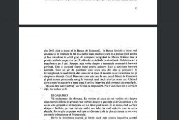 Şeful CNA în şedinţă de guvern: „prin hotărârea CSJ din 27 noiembrie 2014 s-au închis toate creditele neperformante furate de Shor” DOC