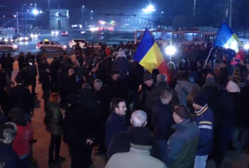 Miting la Chișinău în susținerea protestatarilor din România