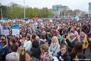 Protest de amploare la Chișinău