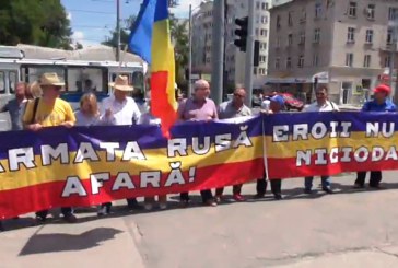 Protest la ambasada Rusiei de la Chișinău cu ocazia Zilei Rusiei