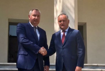 Igor Dodon s-a întâlnit la Teheran cu  Dmitri Rogozin