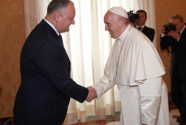 Igor Dodon s-a întâlnit cu Suveranul Pontif Papa Francisc