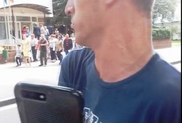 La Orhei, se interzice  de filmat deja şi în stradă! Ce declară un activist al  Partidului „Șor”şi un paznic din „grupa operativă” VIDEO