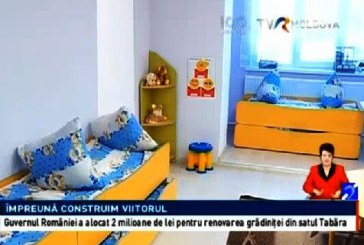 Grădiniţa din Tabăra, reparată cu banii din România, a fost inaugurată oficial