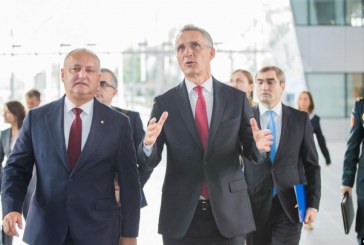 Dodon și Stoltenberg la NATO: neutralitatea R. Moldova nu trebuie să însemne și izolare