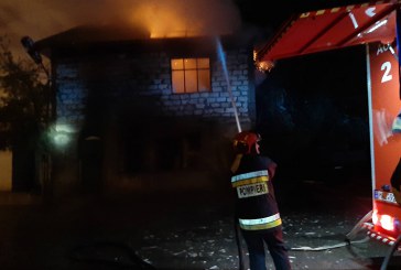 45 de bovine au pierit urmare a  unui incendiu în  satul Budăi. Aproape 24 de ore a durat    stingerea fânului depozitat la ferma cu vite