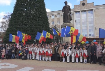 Ziua Națională a României a fost marcată astăzi la Orhei VIDEO