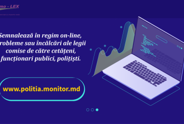 Asociația Promo-LEX lansează platforma civică www.politia.monitor.md pentru a încuraja comunicarea dintre cetățeni și Poliție