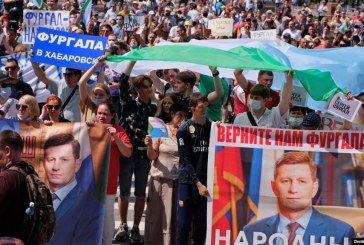 Proteste în extremul orient al Rusiei, pentru a noua zi consecutiv
