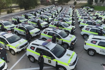 UE a donat 52 de mașini noi pentru Poliția din R. Moldova