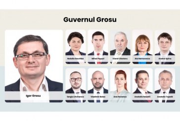 Candidatul desemnat la funcția de premier, Igor Grosu, și-a prezentat echipa
