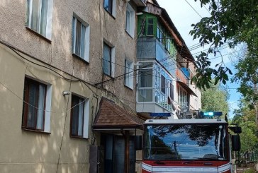 Opt persoane au fost evacuate în urma unui incendiu izbucnit într-un bloc locativ din localitatea Pelivan raionul Orhei