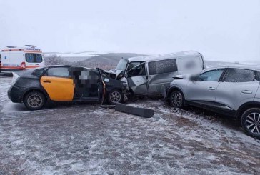 Accident cu trei mașini lângă Sirota, Orhei. Un om a decedat