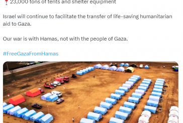 Israelul și-a „ilustrat ajutorul umanitar în  Gaza” cu imagini din R.Moldova